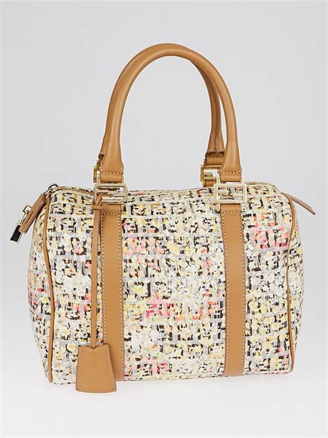 Floral Zucca Forever Canvas Bauletto Boston Bag 8BL068